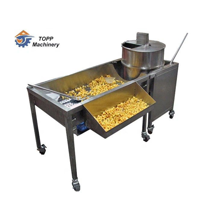 Machine voor het maken van popcorn op gas