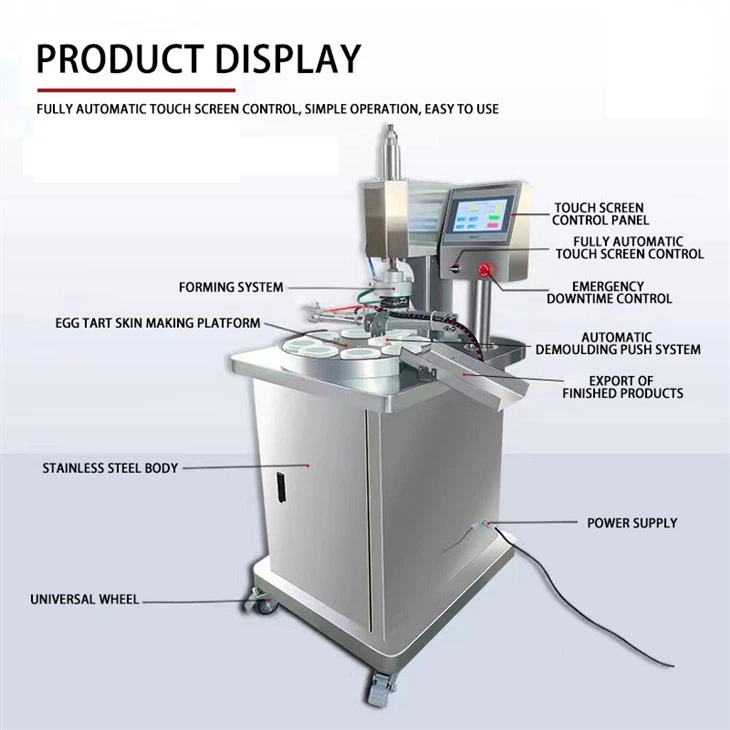 Automatic Pie Crust Egg Tart Machine