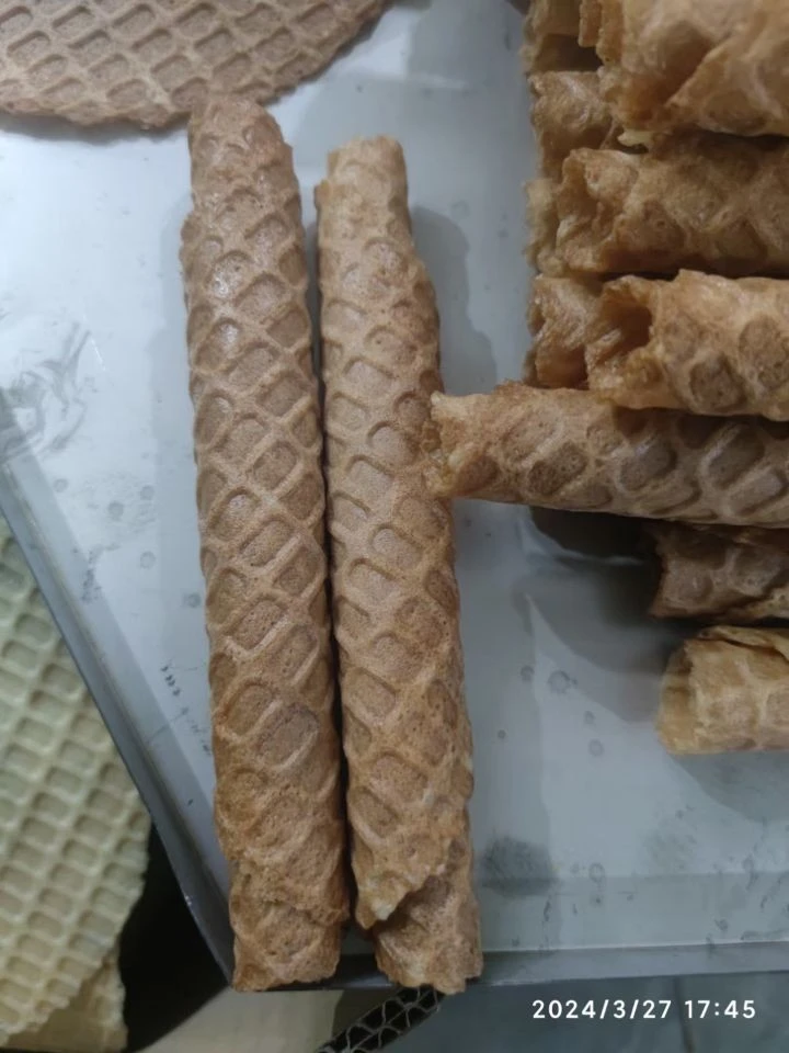 Ice Cream Cone Waffle Biscuit Making Machine